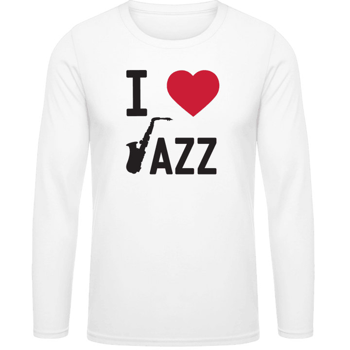 I Love Jazz T-shirt à manches longues contain pic