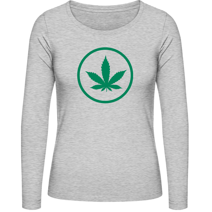Hanp Marihuana Langermet skjorte for kvinner contain pic