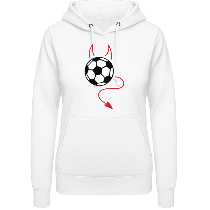 Football Devil Sudadera con capucha para mujer contain pic
