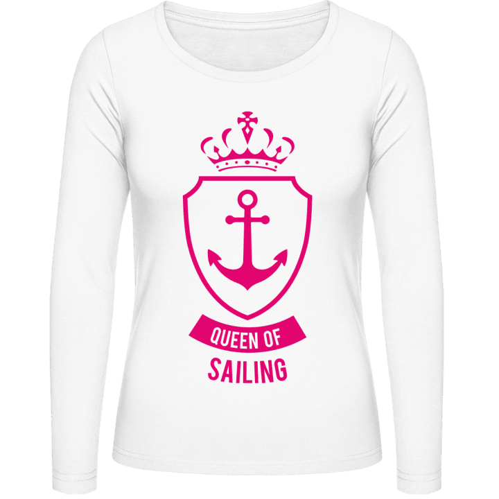 Queen of Sailing Langermet skjorte for kvinner contain pic