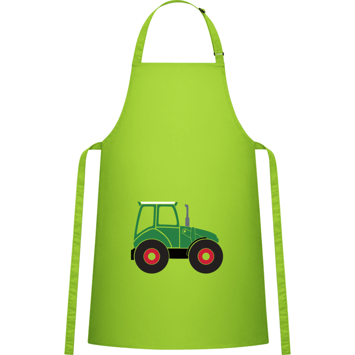 Green Tractor Kitchen Apron contain pic