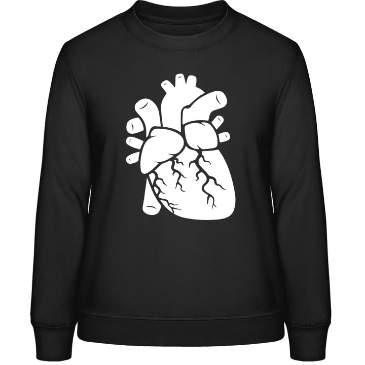 Heart Silhouette Frauen Sweatshirt contain pic