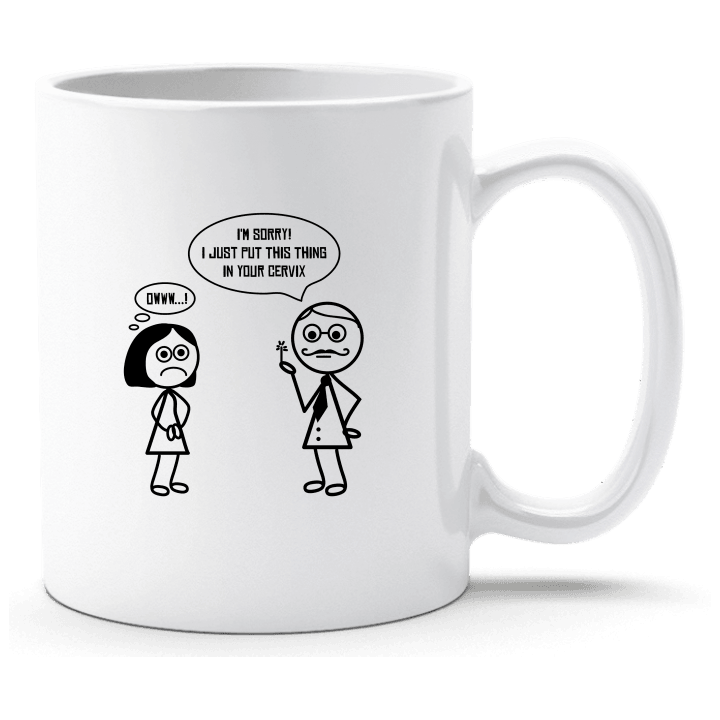 Gynecologist Comic Cup contain pic