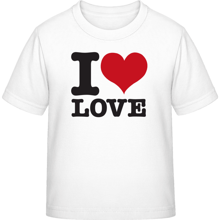 I Love Love T-shirt pour enfants contain pic