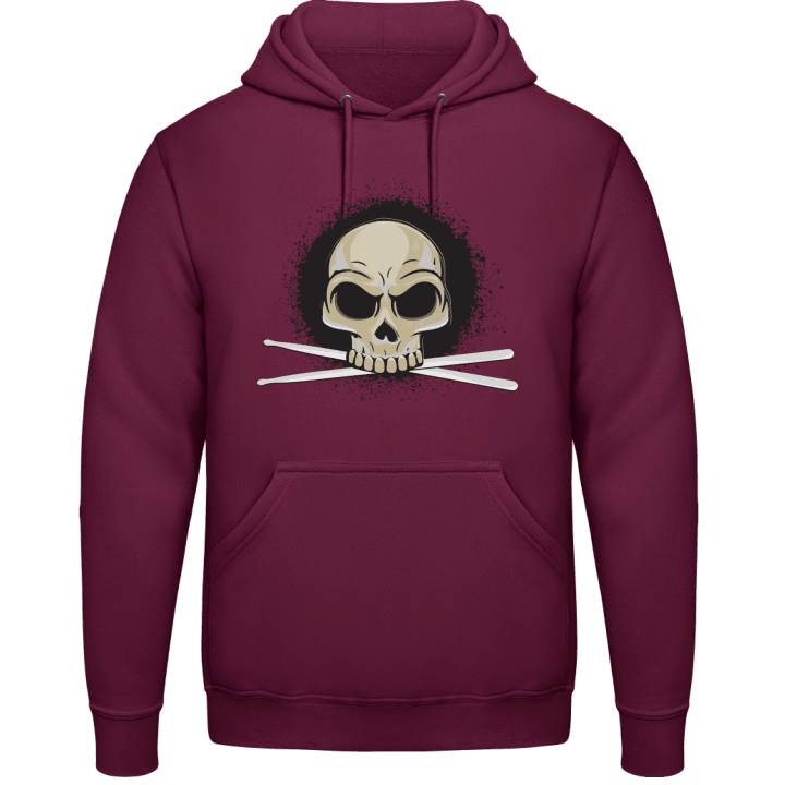 Drummer Skull With Drum Sticks Hoodie contain pic