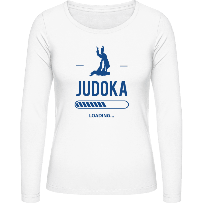 Judoka Loading Frauen Langarmshirt contain pic