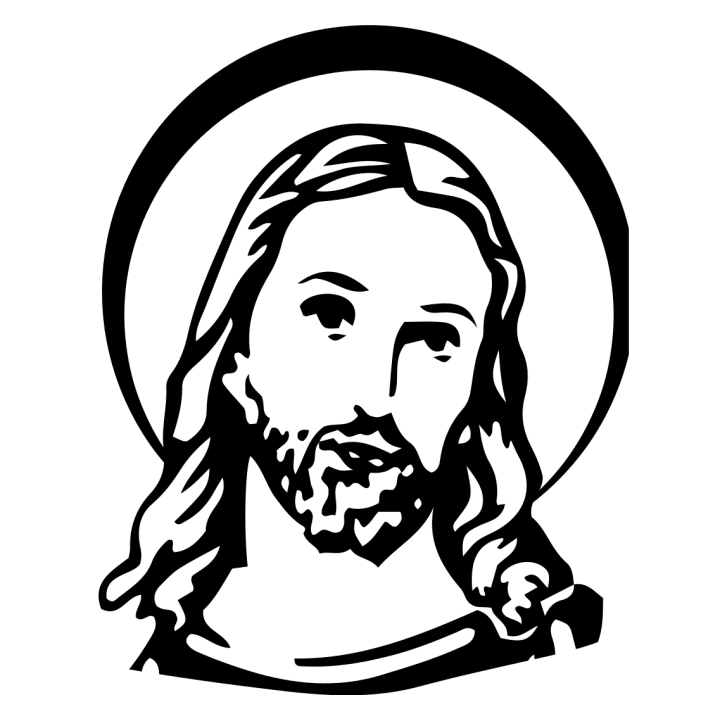 Jesus Icon Symbol Frauen Langarmshirt 0 image