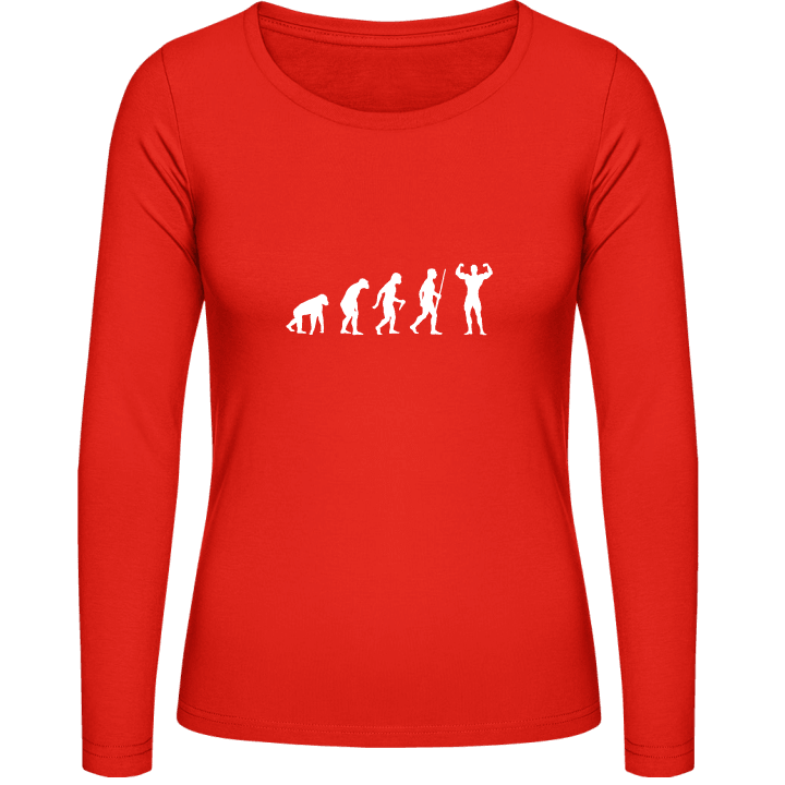 Body Building T-shirt à manches longues pour femmes contain pic