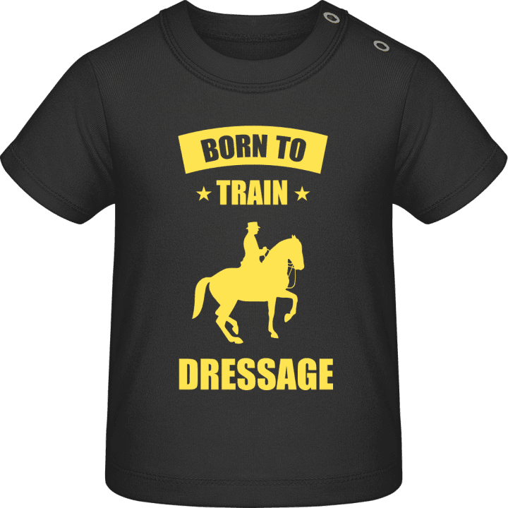 Born to Train Dressage Baby T-skjorte contain pic