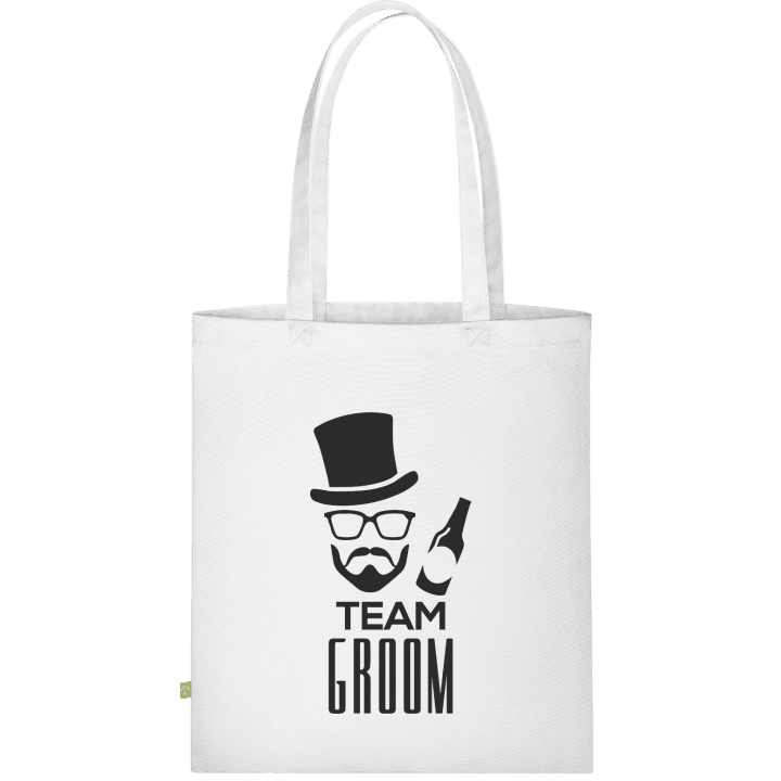 Team Groom Hipster Stoffen tas contain pic