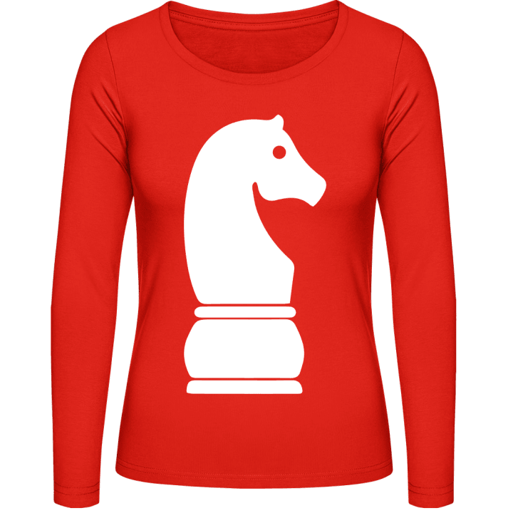 Chess Figure Horse Frauen Langarmshirt 0 image