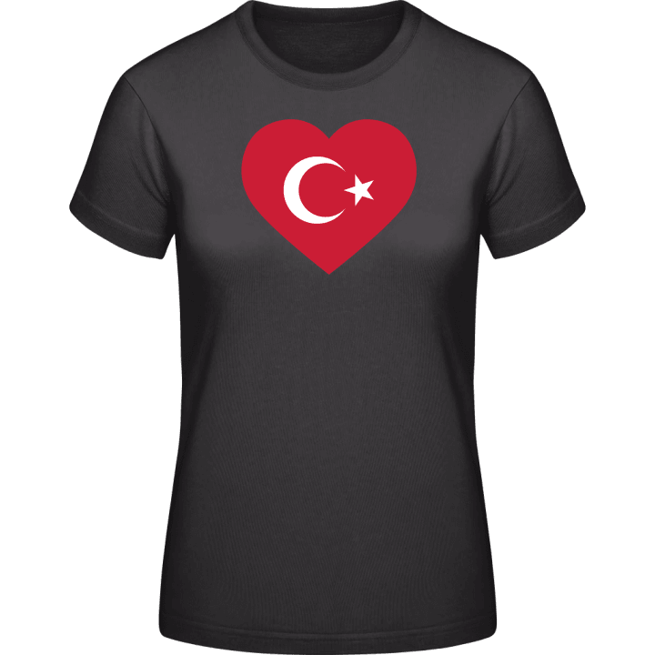 Turkey Heart Flag T-shirt til kvinder 0 image