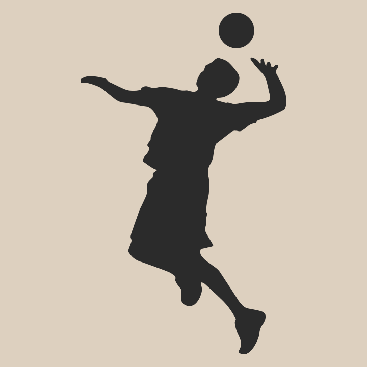 Volleyball Silhouette Stofftasche 0 image