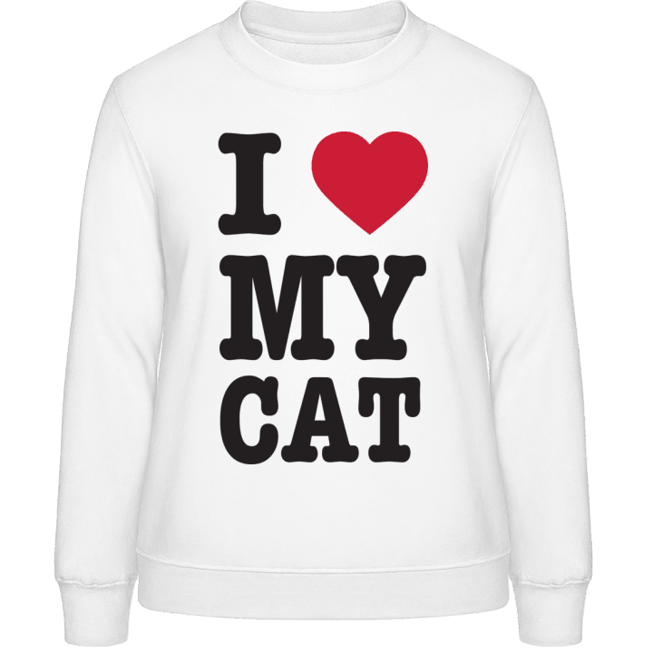 I Love My Cat Frauen Sweatshirt 0 image