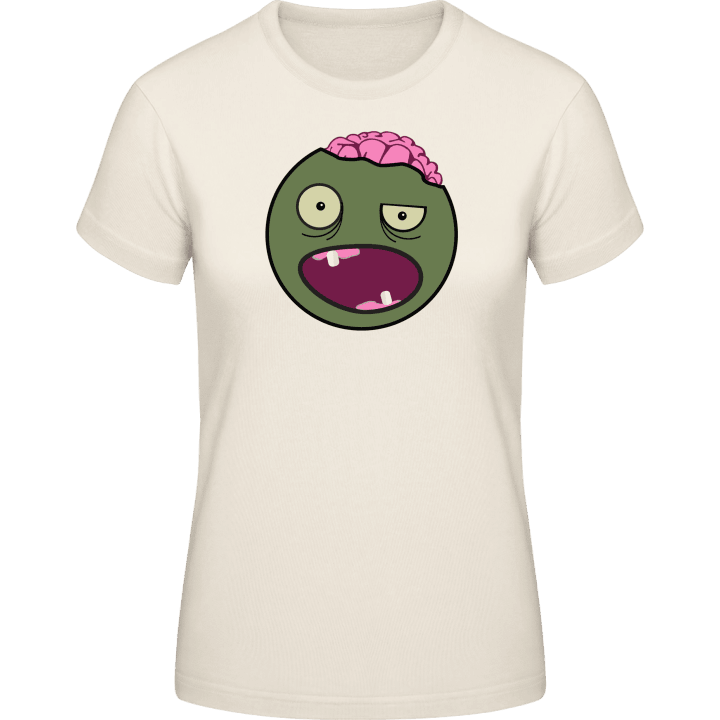 Zombie Brain Smiley Vrouwen T-shirt 0 image