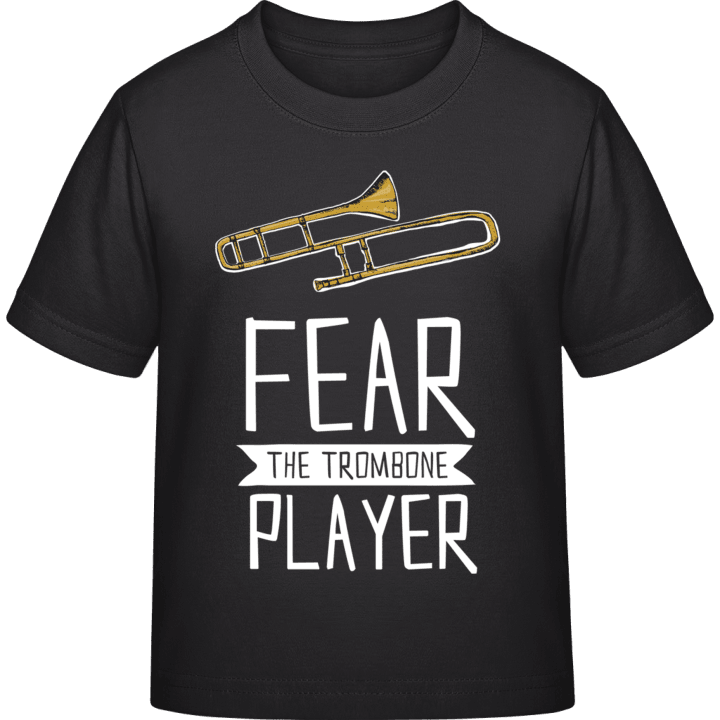 Fear The Trombone Player T-shirt för barn contain pic
