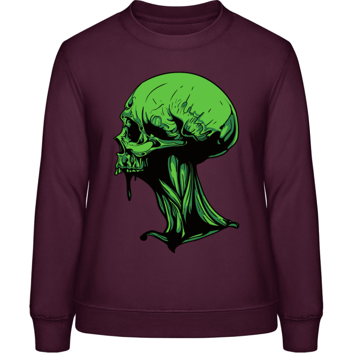 Zombie Skull Sweatshirt för kvinnor 0 image