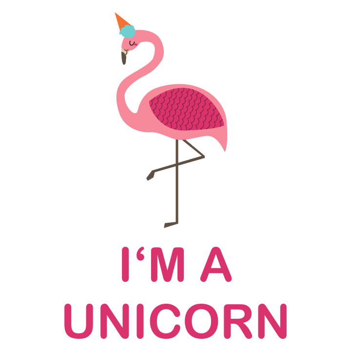 I Am A Unicorn Flamingo T-shirt för kvinnor 0 image