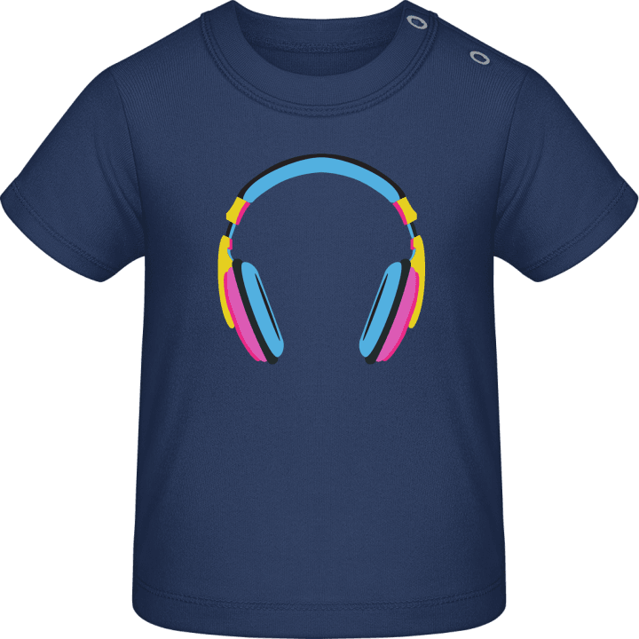 Funky Headphone Baby T-skjorte contain pic