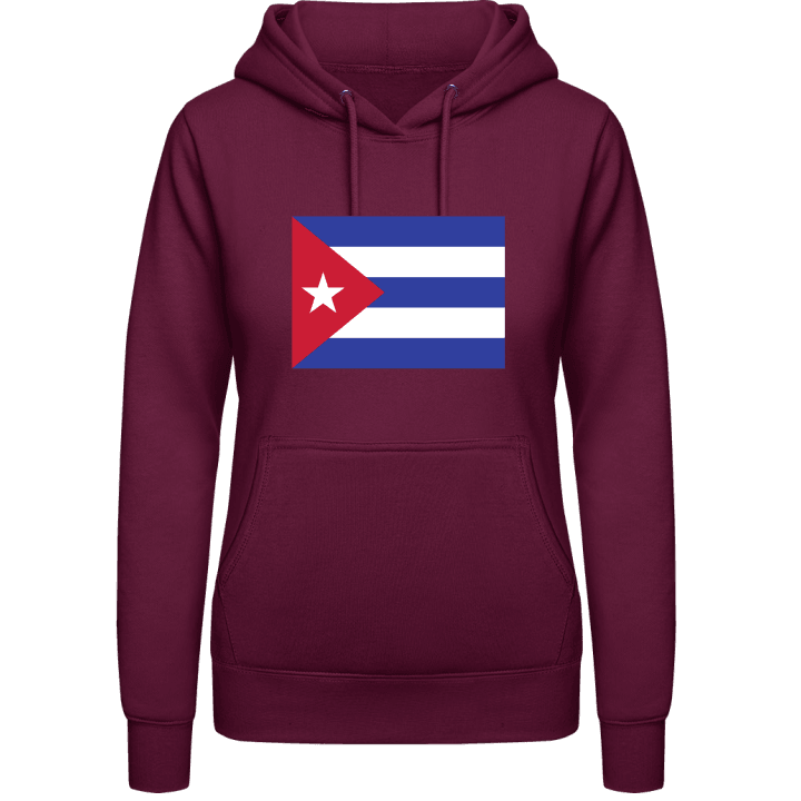 Cuba Flag Sweat à capuche pour femme contain pic