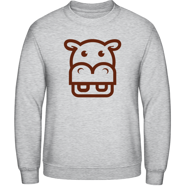 Hippo Face Icon Sweatshirt 0 image