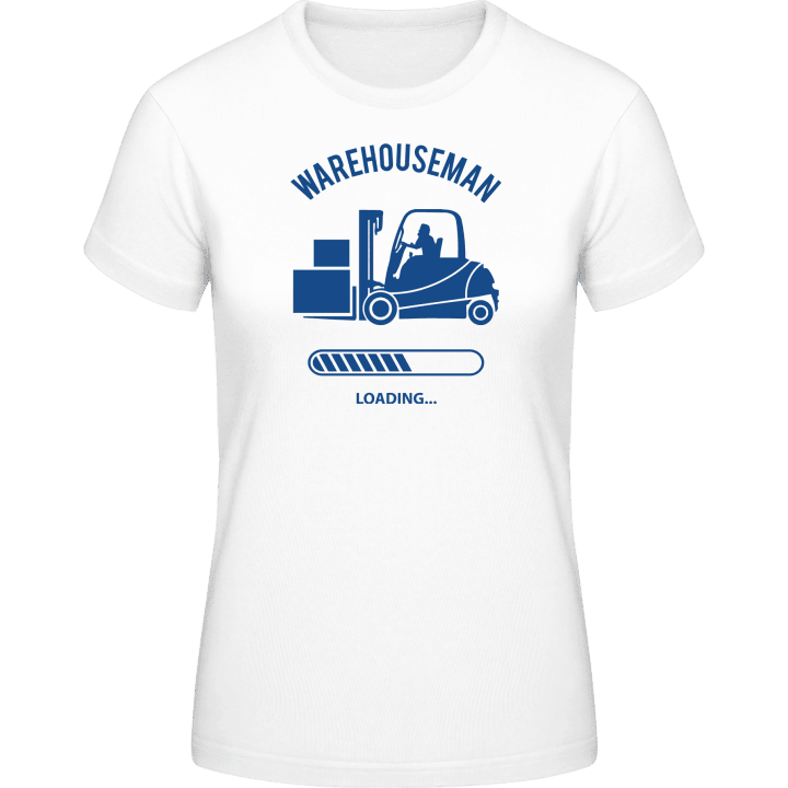 Warehouseman Loading Frauen T-Shirt contain pic