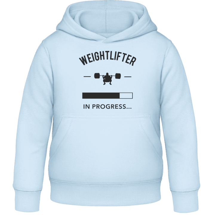Weightlifter in Progress Kids Hoodie contain pic