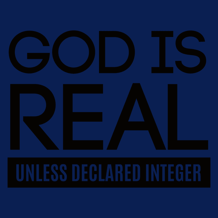 God Is Real Unless Declared Integer Hoodie för kvinnor 0 image
