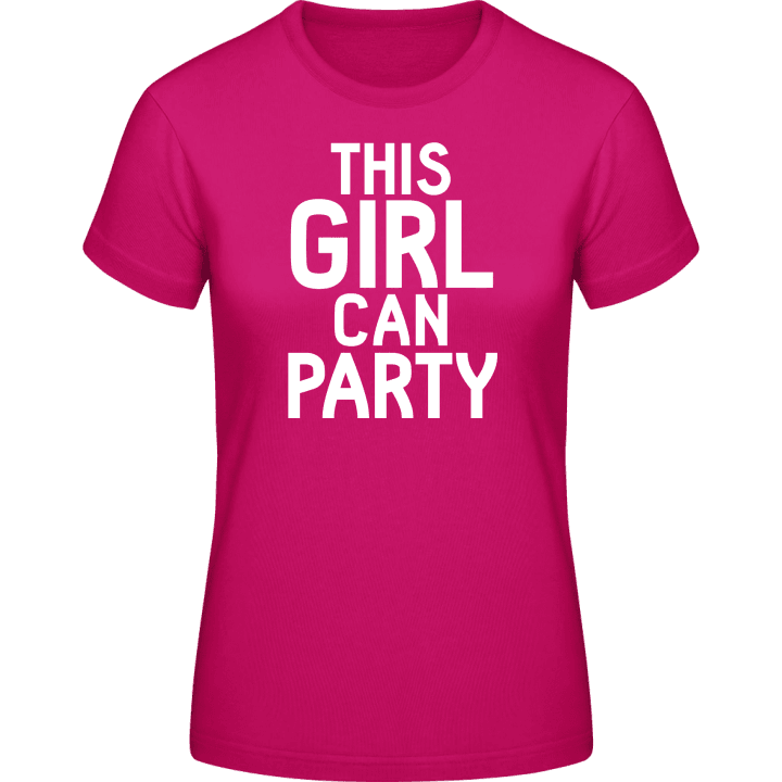 This Girl Can Party T-shirt til kvinder 0 image