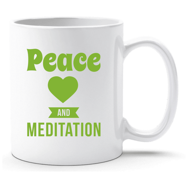 Peace Love Meditation Tasse 0 image