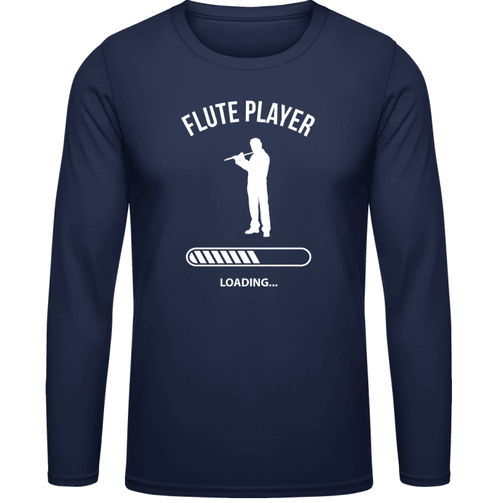 Flute Player Loading Long Sleeve Shirt contain pic