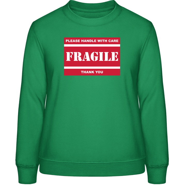 Fragile Please Handle With Care Sweatshirt til kvinder 0 image