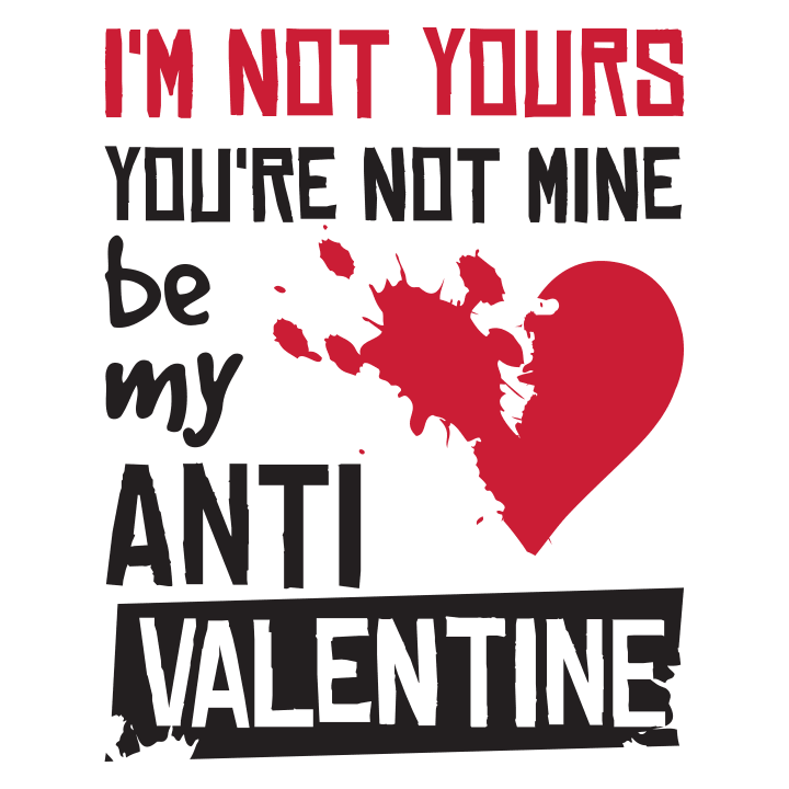 Be My Anti Valentine Hoodie för kvinnor 0 image