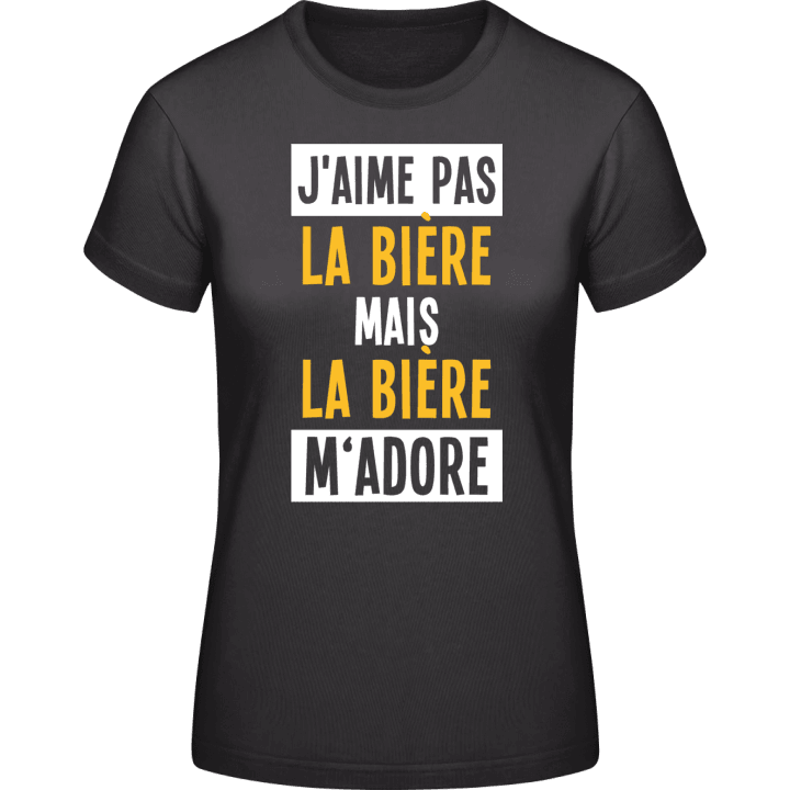 J'aime Pas La Bière Frauen T-Shirt contain pic