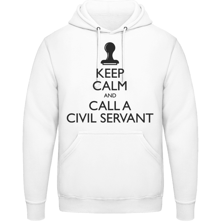Keep Calm And Call A Civil Servant Felpa con cappuccio contain pic