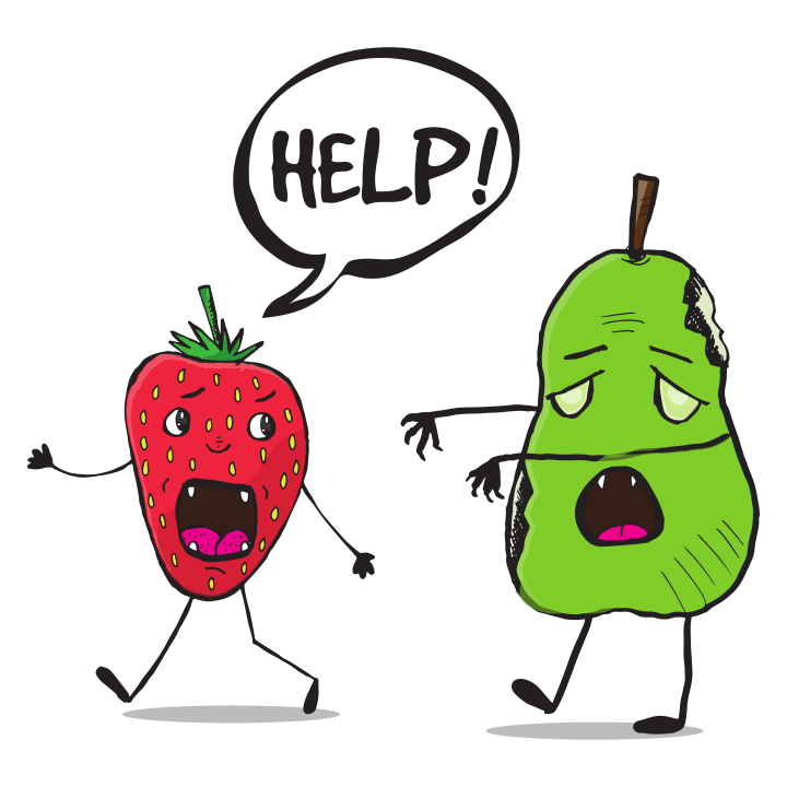 Zombie Fruits Hættetrøje 0 image