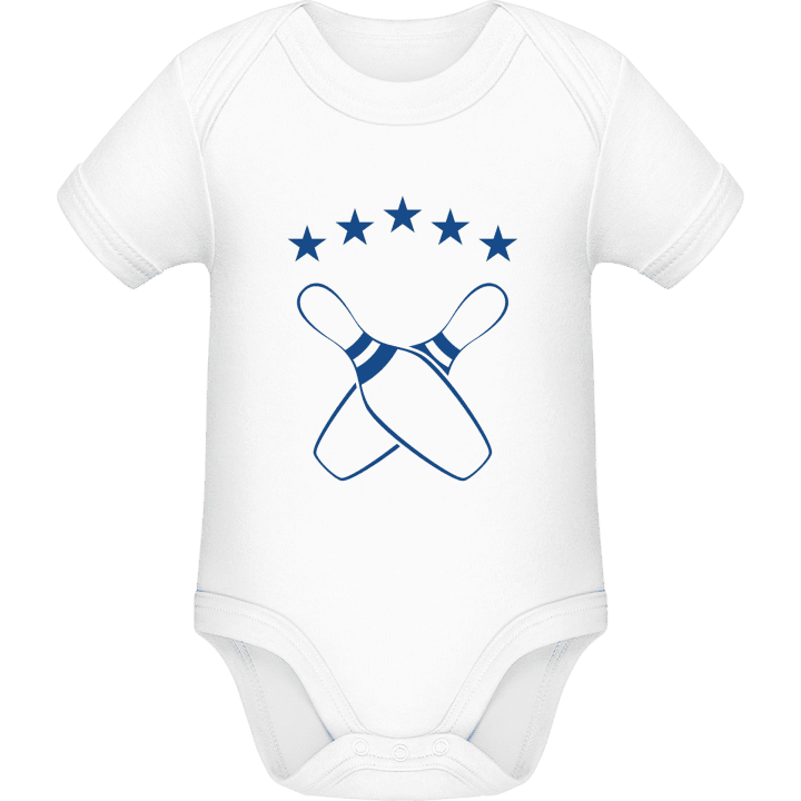 Bowling Ninepins 5 Stars Baby romperdress contain pic