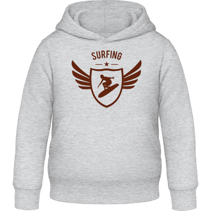 Surfing Winged Barn Hoodie contain pic