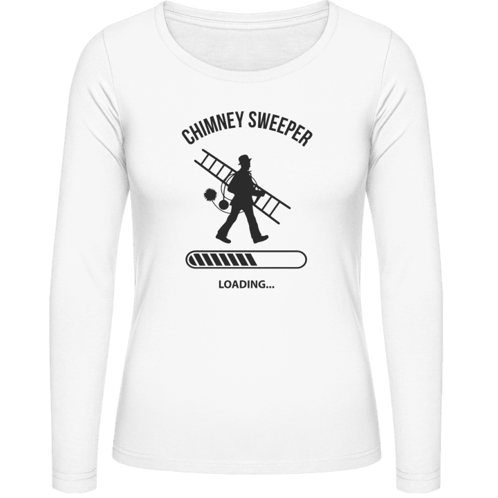 Chimney Sweeper Loading Langermet skjorte for kvinner contain pic