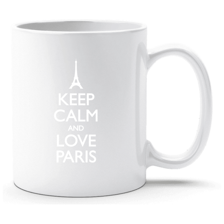 Keep Calm and love Paris Taza contain pic