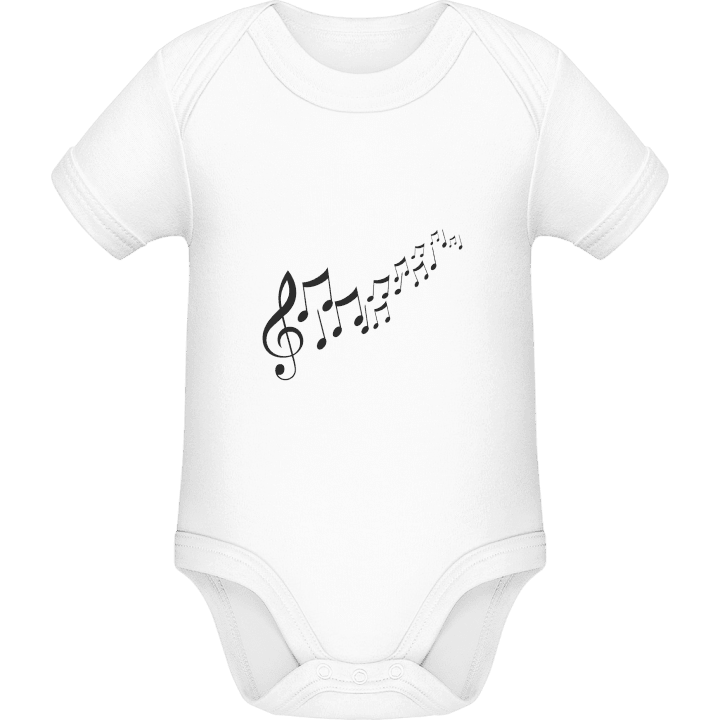 Dancing Music Notes Baby romper kostym contain pic