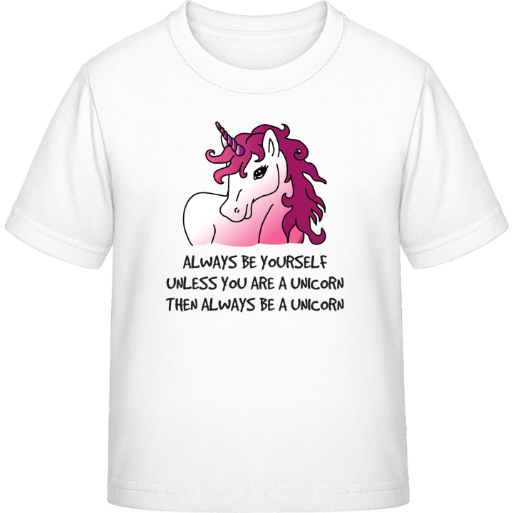 Always Be Yourself Unicorn Kids T-shirt contain pic
