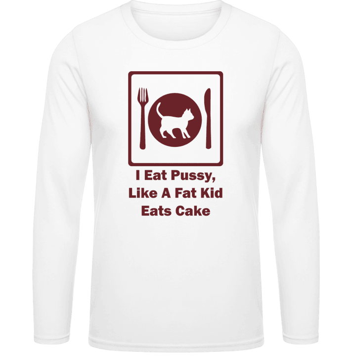 I Eat Pussy Långärmad skjorta contain pic