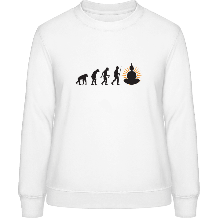 Buddha Meditation Evolution Sweatshirt för kvinnor contain pic