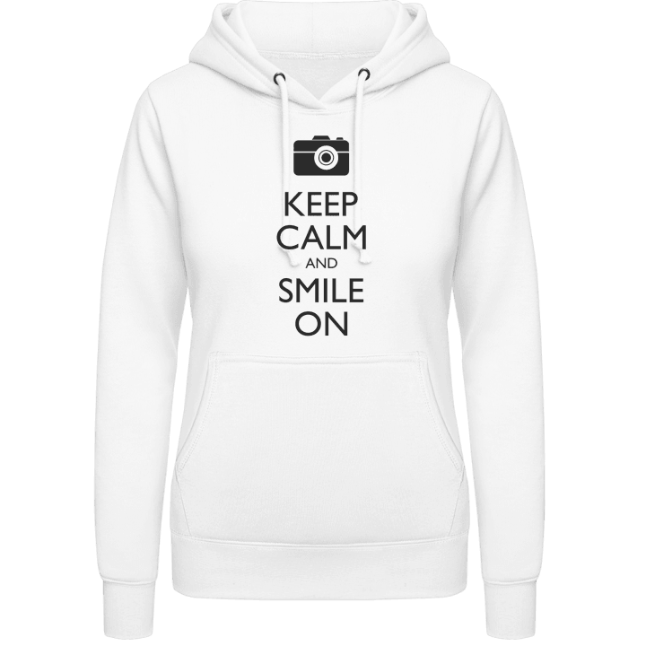 Smile On Vrouwen Hoodie contain pic