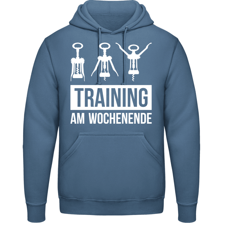 Training am Wochenende Hoodie contain pic