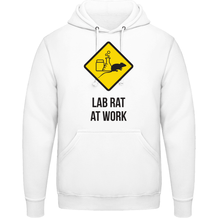 Lab Rat At Work Hoodie contain pic