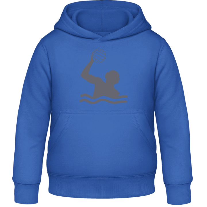 Water Polo Player Silhouette Kids Hoodie contain pic