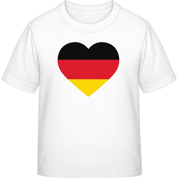 Germany Heart T-skjorte for barn contain pic