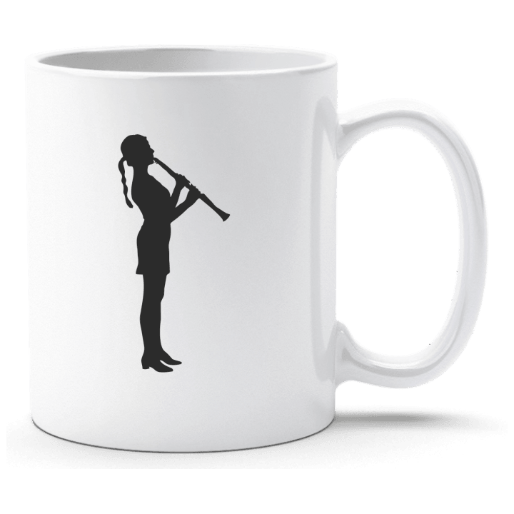 Clarinetist Silhouette Female Cup contain pic